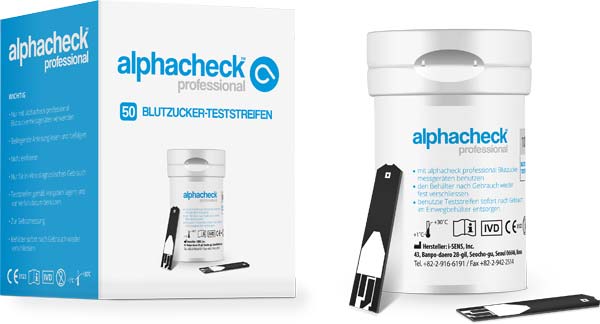 alphacheck professional Teststreifen- Preisgruppe B- Pckchen 50 Stck unter Blutzuckermessgerte