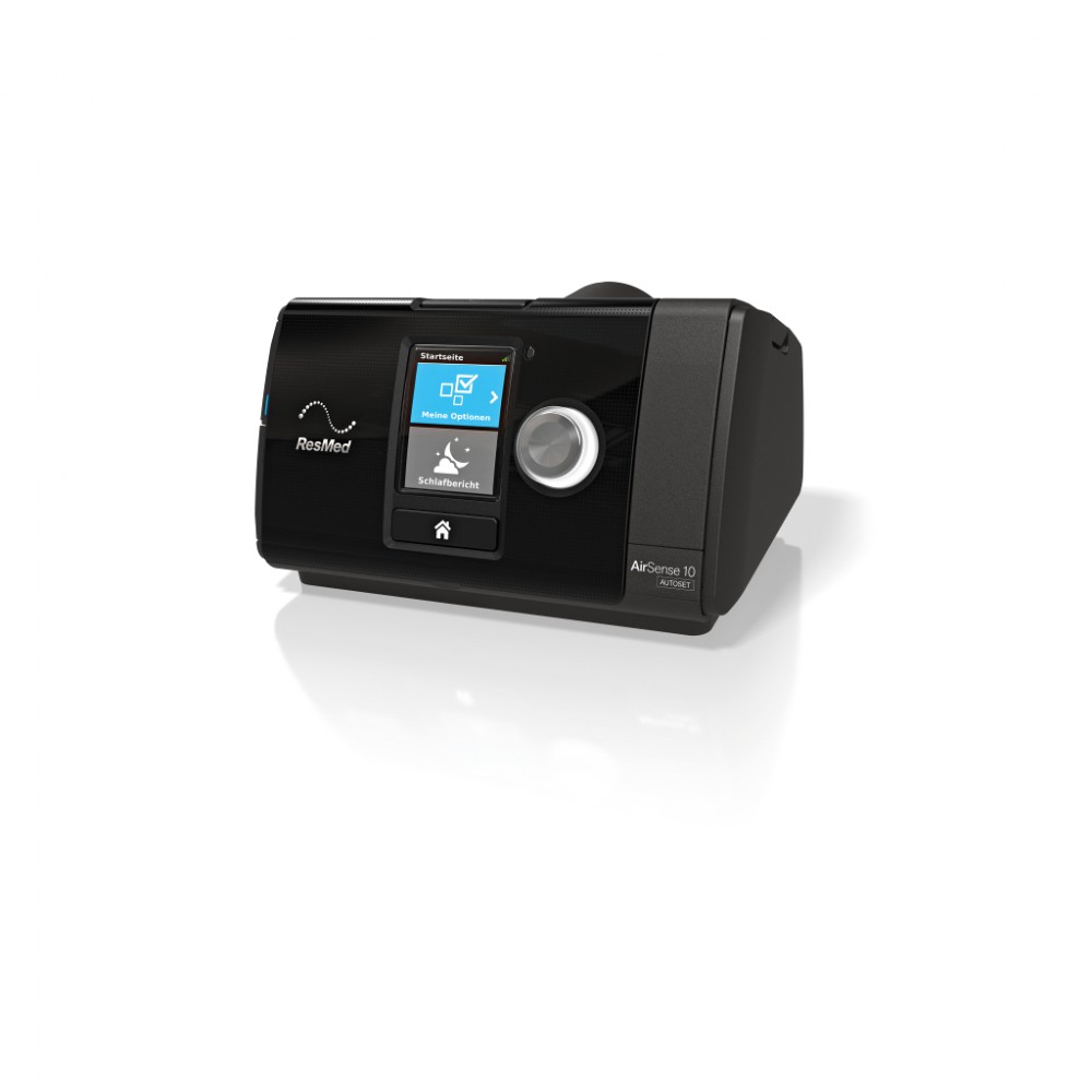 APAP-CPAP Gerät AirSense 10 Autoset nocam Version (Für Ihren Datenschutz jetzt ohne Funkmodul) von ResMed- der Neubeginn in der Schlaftherapie- leise und komfortable Schlafapnoetherapie