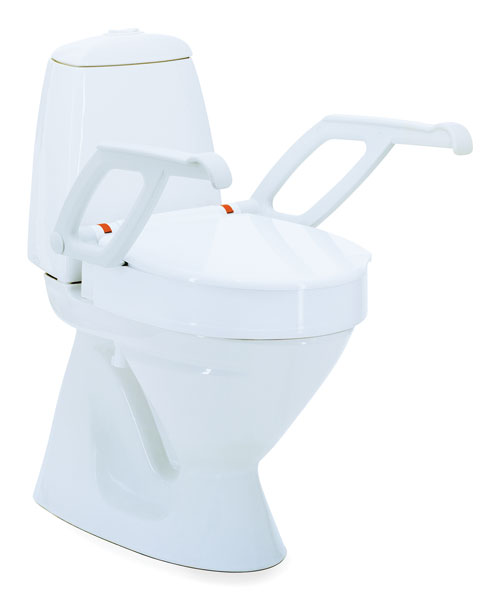 Aquatec(R) Premium Toilettensitzerhöhung 90000 mit Armlehnen