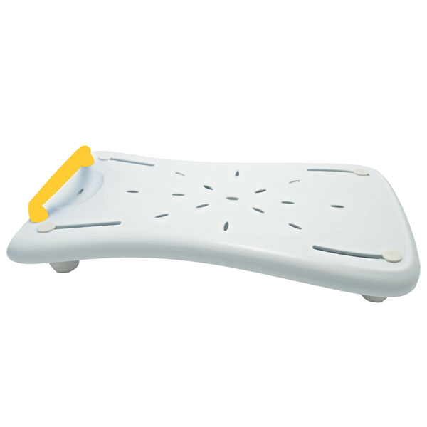 Badewannenbrett Plus- gelber Haltegriff- Belastbarkeit 150kg- für Wannen-Innenmass 38-61cm unter Badewannenlifter Badewannensitze  > Badesitze > SUNDO