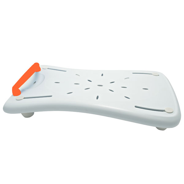 Badewannenbrett Plus- oranger Haltegriff- Belastbarkeit 150kg- für Wannen-Innenmass 38-61cm unter Badewannenlifter Badewannensitze  > Badesitze > SUNDO