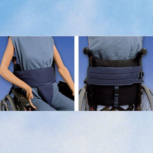 Biocare Sitzhose Klett- flssigkeitsabweisend XL- fr Hfte und Becken- Patientensicherungssystem- fr Personen im Rollstuhl mit instabilem Unterkrper unter Rollstuhlgurte > Rollstuhlgurte > Biocare