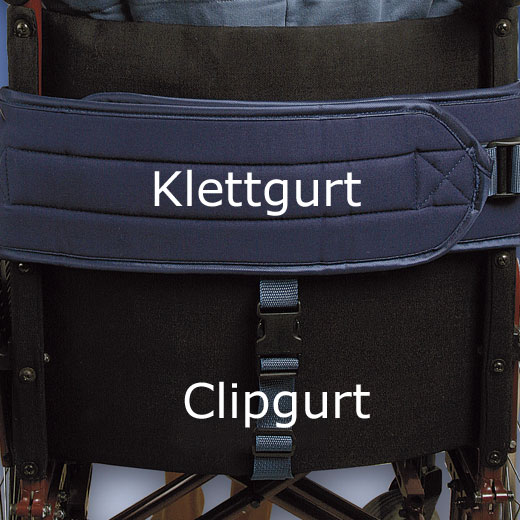 Biocare Sitzhose Klett- XL- für Hüfte und Becken- Patientensicherungssystem- für Personen im Rollstuhl mit instabilem Unterkörper