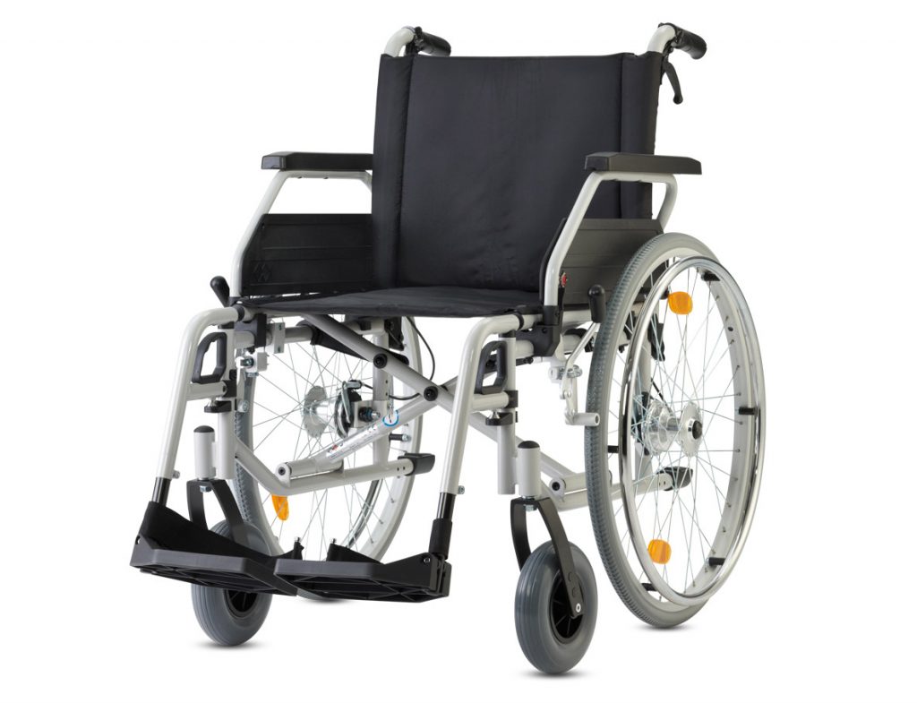 Bischoff und Bischoff S-Eco 300 Standard Rollstuhl- Gute Ausstattung ist hier Standard- bis 125kg (aktuell längere Lieferzeit)