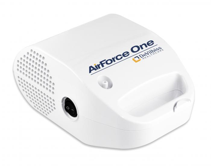 DeVilbiss AirForce One Inhalationsgerät- Kompressorvernebler zur Aerosol Therapie- für Erwachsene und Kinder