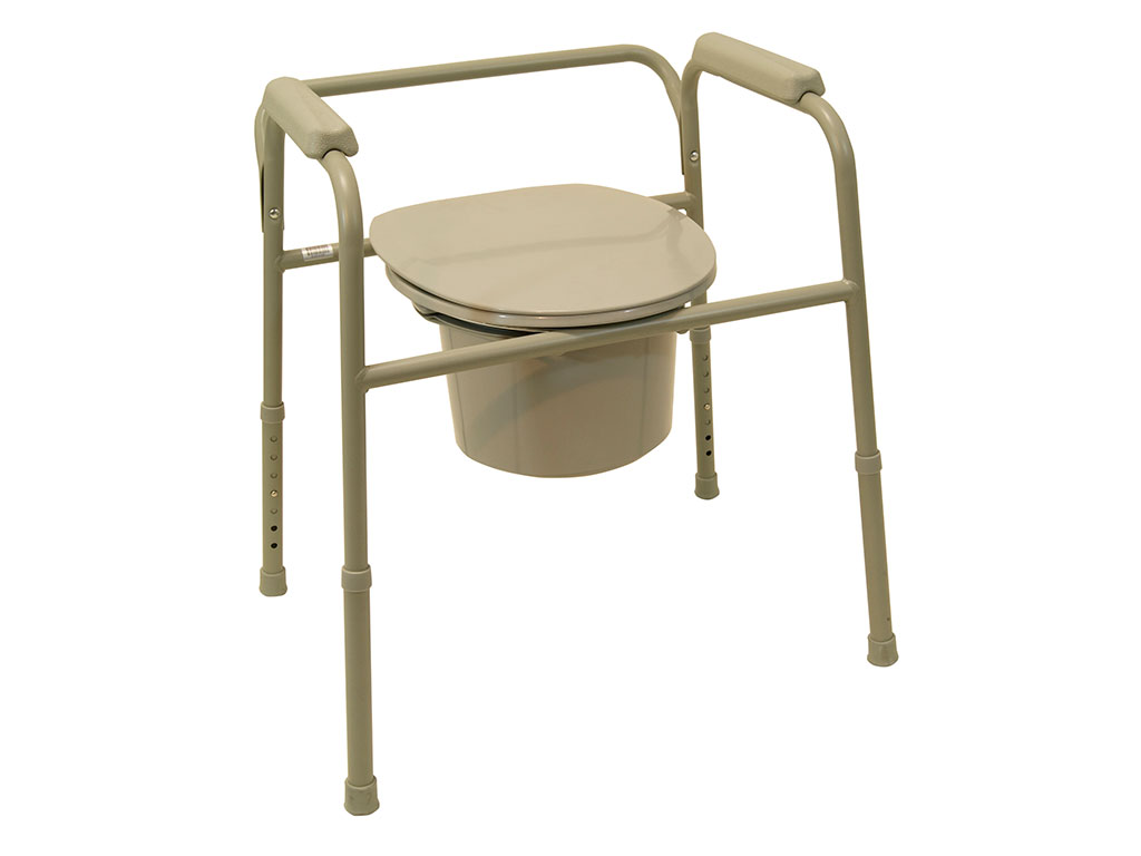 Drive Medical Toilettensttzgestell TSG 130- komfortables WC-Sttzgestell bis 130kg belastbar