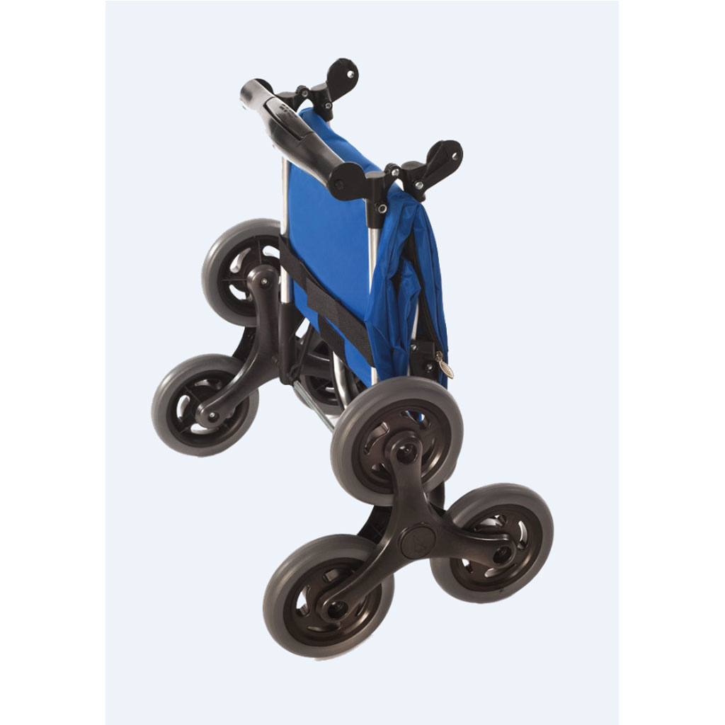 Einkaufshilfe Treppensteiger mit 3-Rad- Shopper Einkaufstrolley blau mit Kühlfach- belastbar 30kg- Gewicht 3-8kg unter Mobilität & Agilität > SUNDO