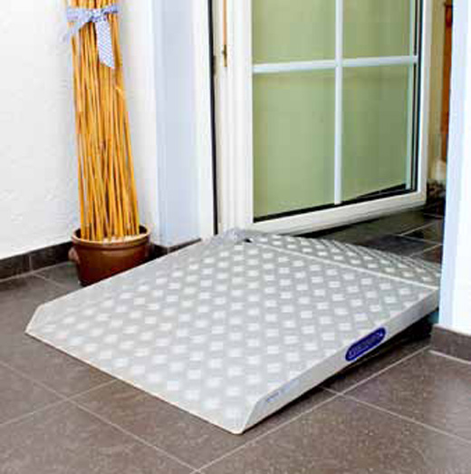 Etac Drive-in-2 Rampe- Schwellenrampe geteilt mit klappbarem Endstck 75cm breit- Lnge 80-125cm-