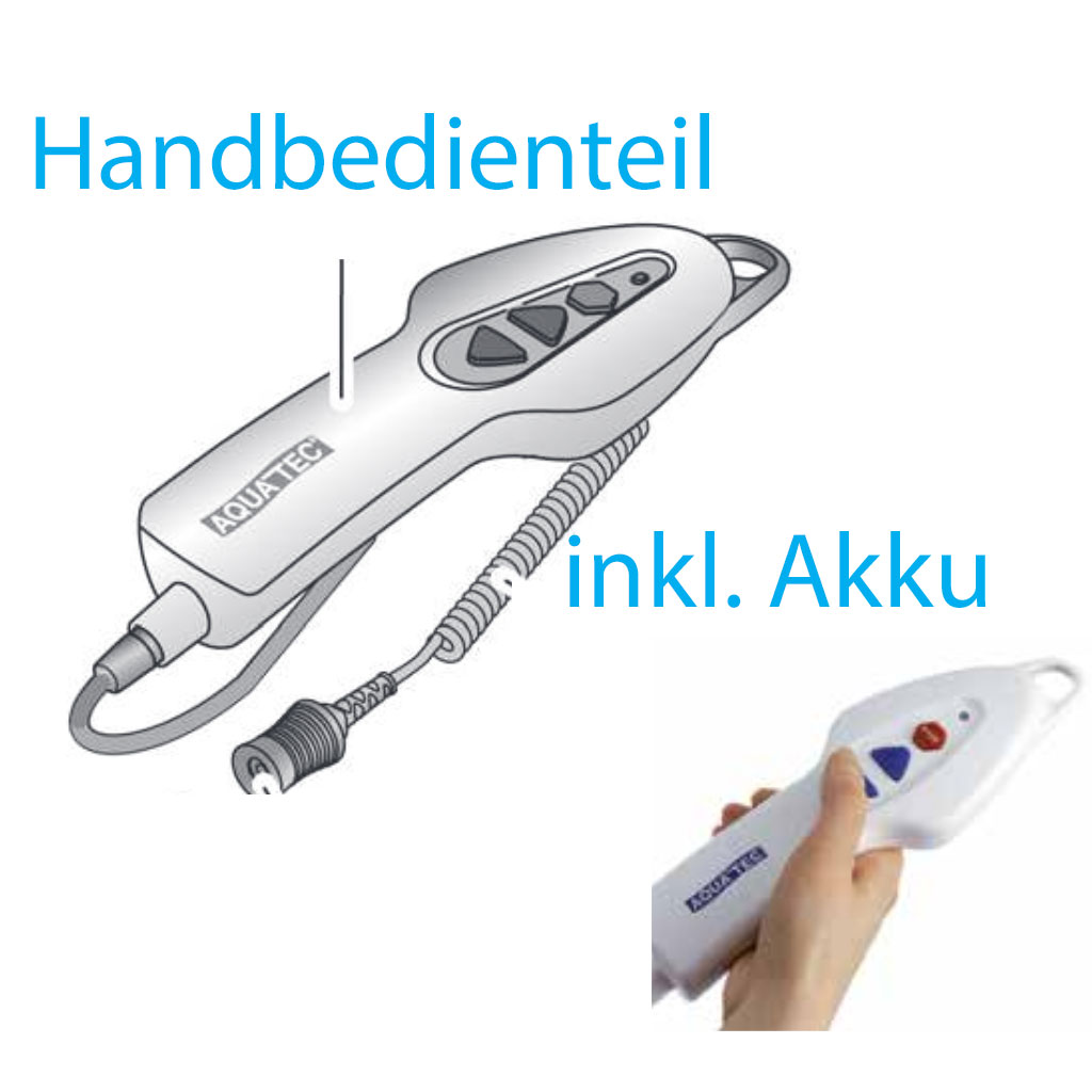 Handbedienteil inkl- Akku fr Aquatec Orca Badelifter