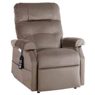 Klassischer Maxikomfort ZEN 3-motorig Creme (R++) Soft Touch Samt 