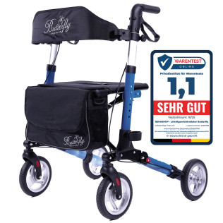 Leichtgewichtrollator Butterfly Premium rosa-lila 