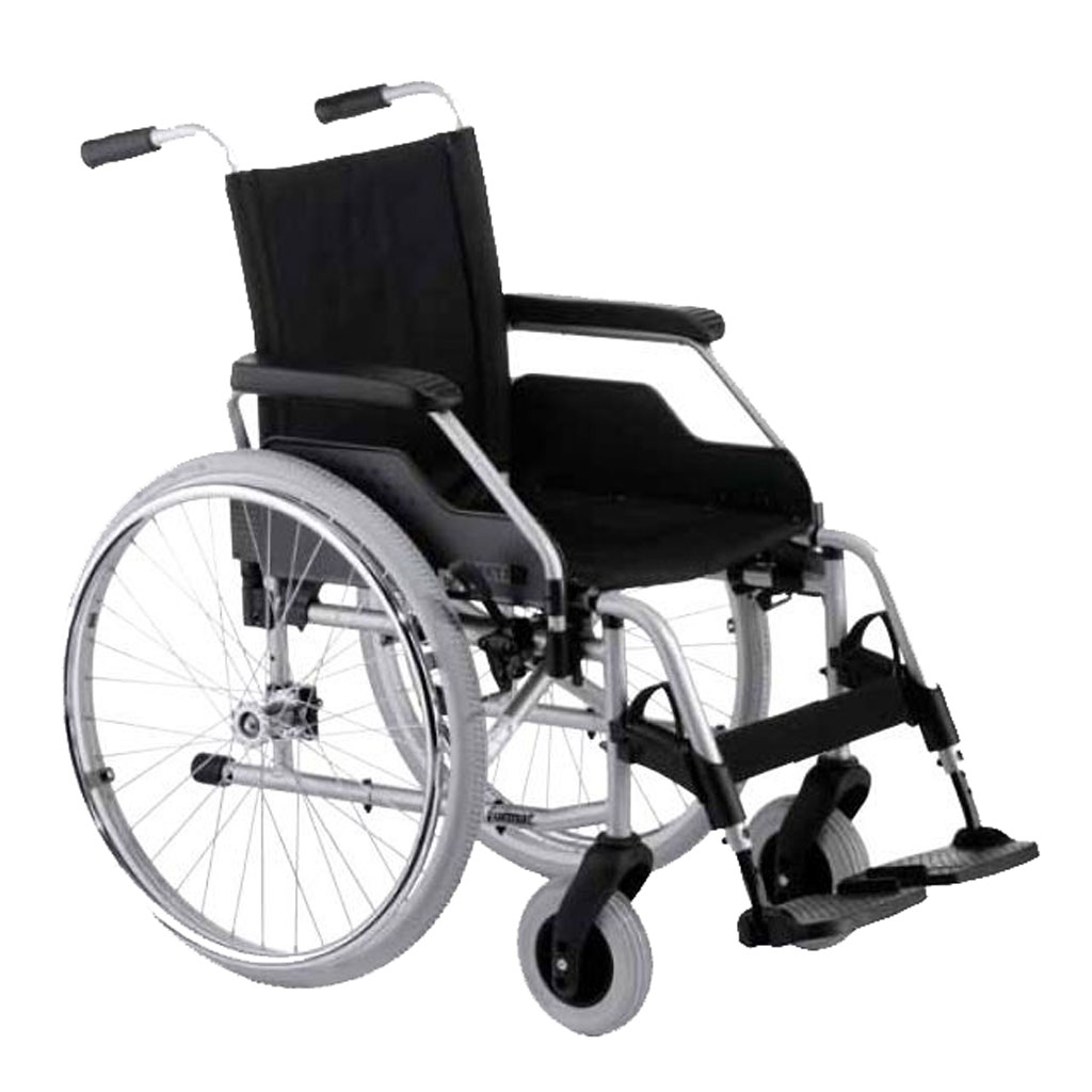Meyra Rollstuhl Budget 2 - der schmalste Standard-Rollstuhl seiner Klasse! bis 130kg belastbar unter Standardrollstuhl > Meyra