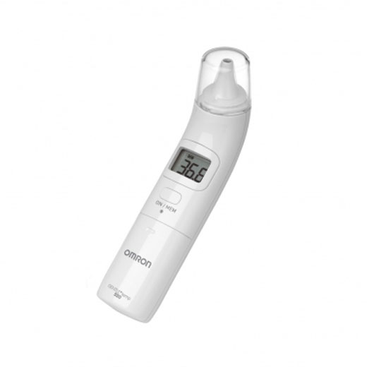 Omron Gentle Temp 520 Fiebermessgert digitales Infrarot-Ohrthermometer