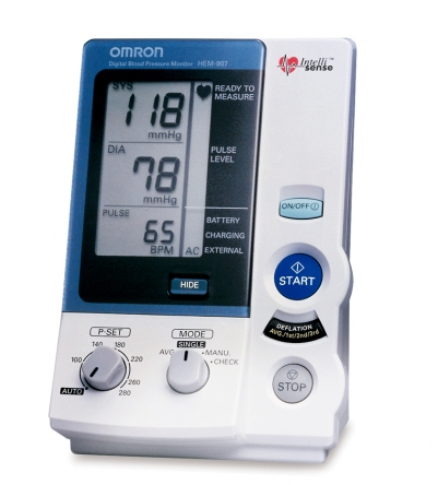 Omron HEM-907 Oberarm Blutdruckmessgerät- Professional- unter Omron