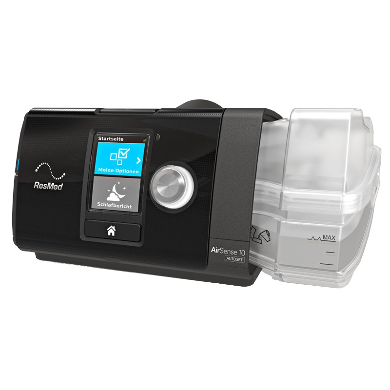 Resmed AirSense 10 AutoSet CPAP-Gert inkl- HumidAir Warmluftbefeuchter (jetzt ohne Funkmodul nocam lieferbar)