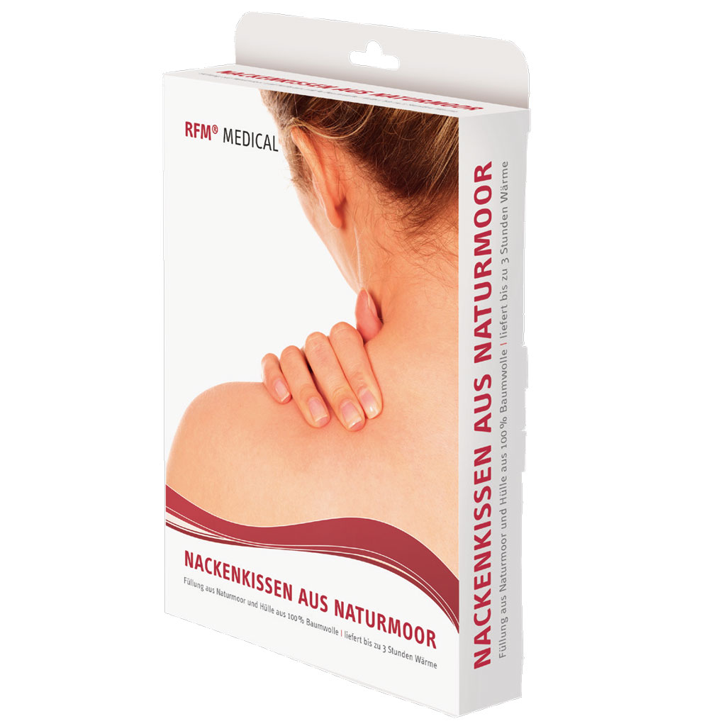 RFM Naturmoor Nackenwärmer- Wärme-Anwendung ideal bei entzündlichen Schmerzen- Verspannungen von Muskeln Rücken- Nacken- und Schulterbereich unter Wärme Therapie > Rehaforum Medical RFM