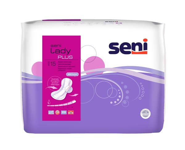 Seni Lady Plus (neu)- P-15 Stck- atmungsaktive Einlage- neue verbesserte Serie