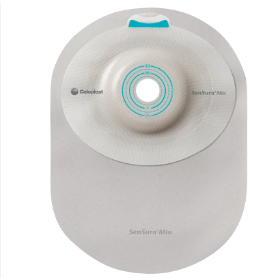 SenSura Mio Konvex Light einteilig geschlossener Beutel- Maxi- Stomagrsse 31-43mm- lichtgrau- P-10 Stck- PZN 11098901 unter konvex
