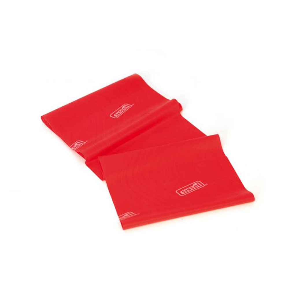 SISSEL Fitband 15 cm x 2-5 m- rot (mittel)- für Fitness und Therapie unter Entspannung & Massage