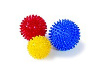 SISSEL(R) Spiky-Ball (2er-Set) 8 cm gelb- 9 cm rot-10 cm blau unter Sissel
