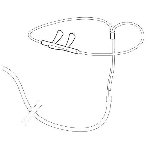 Staudruck-Nasenbrillen (P-10) Einweg-Nasenbrille fr Lwenstein SOMNOcheck micro