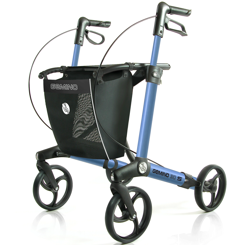 Sunrise Medcial Gemino Rollator 30 S safir blue-  Leichtgewichtrollator- für Kinder und besonders kleine Menschen unter Rollator (alle Modelle) > Handicare > Sunrise-Medical > -Shop - Gemino