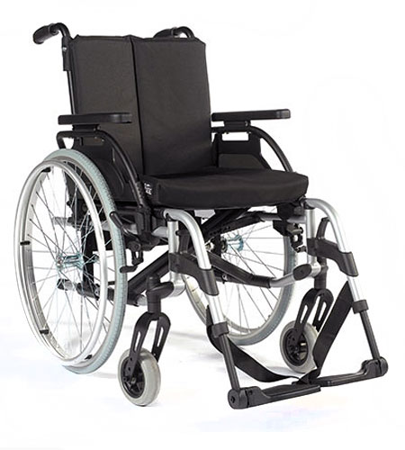 Sunrise Medical Breezy RubiX- Leichtgewicht-Rollstuhl- Alu-Faltrollstuhl- inkl- Anpassrücken- bis 125 kg unter Leichtgewichtsrollstuhl > Sunrise-Medical