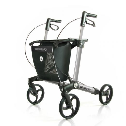 Sunrise Medical Gemino 30 M Titanium Rollator- Leichtgewichts-Rollator- faltbar- Krpergrsse 135-170cm- bis 130kg