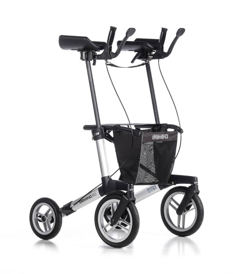 Sunrise Medical Gemino 60 Walker UAL- Outdoor-Rollator mit Unterarmauflagen- Personengrsse 150-200cm- bis 130 kg belastbar