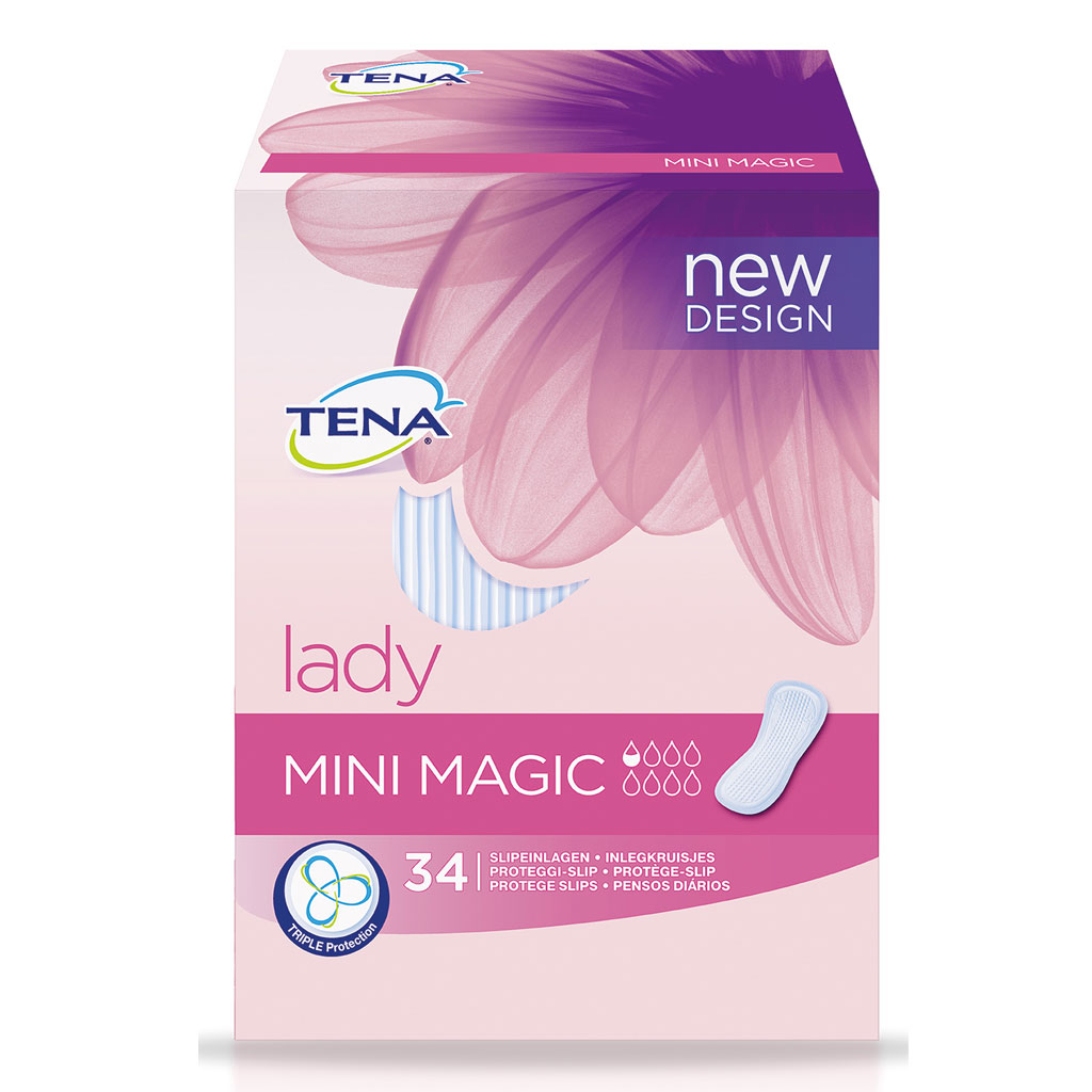 Tena Lady Mini Magic (Karton 204 Stck)  Die kleinste Slipeinlage im TENA Lady Sortiment unter Lady Einlagen > Tena Lady > Tena > Abo-Artikel