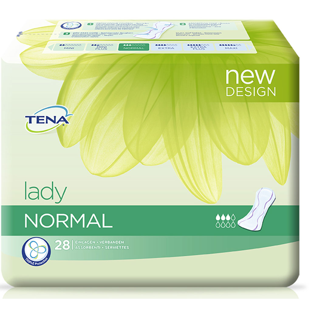 Tena Lady Normal (Karton 180 Stck) Fr leichte bis mittlere Blasenschwche