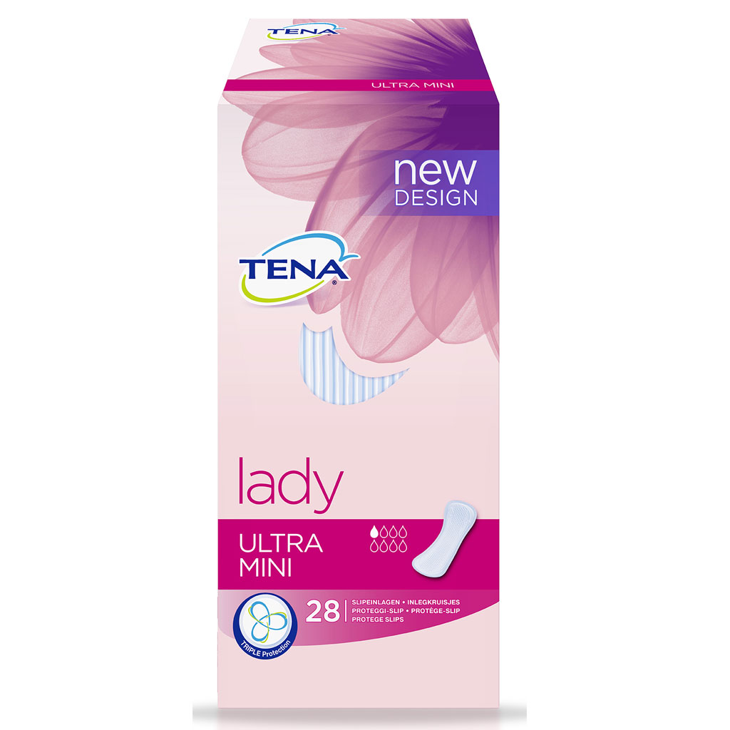 Tena Lady Ultra Mini (Karton 280 Stück) Slipeinlage bei leichter Blasenschwäche unter Lady Einlagen > Tena Lady > Tena > Abo-Artikel