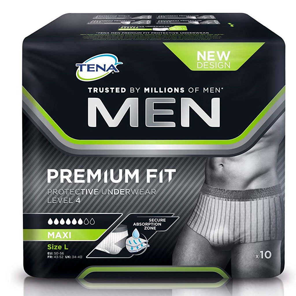 Tena Men Level 4 Premium Fit Gr-L (P-10) unter Männer Einlagen > Pants
