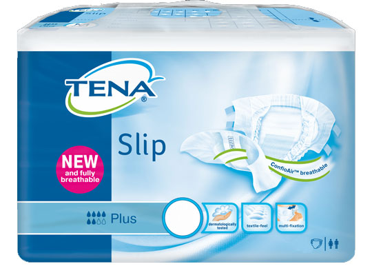 Tena Slip XS ConfioAir (Karton 90 Stück) Windel für mittlere bis schwere Inkontinenz unter Windelhosen > Tena