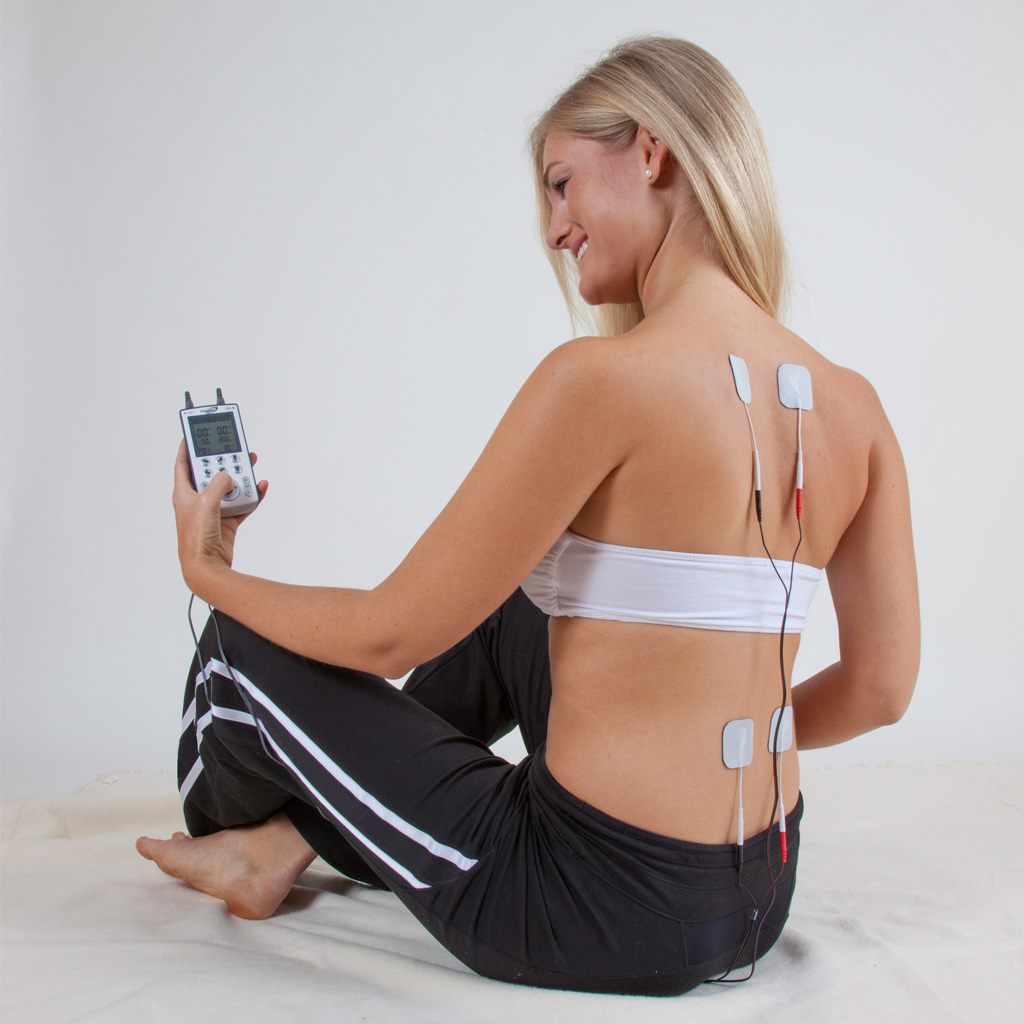TENS-EMS-Massage Kombi Gert TENS250- Elektrostimulation- 2 Kanal- 6 Direktbuttons- inkl- Clip- 2 Pack Klebeelektroden 40x40 (8 Stck) unter Elektrostimulationstherapie Shop > Tag der Rckengesundheit - Angebote
